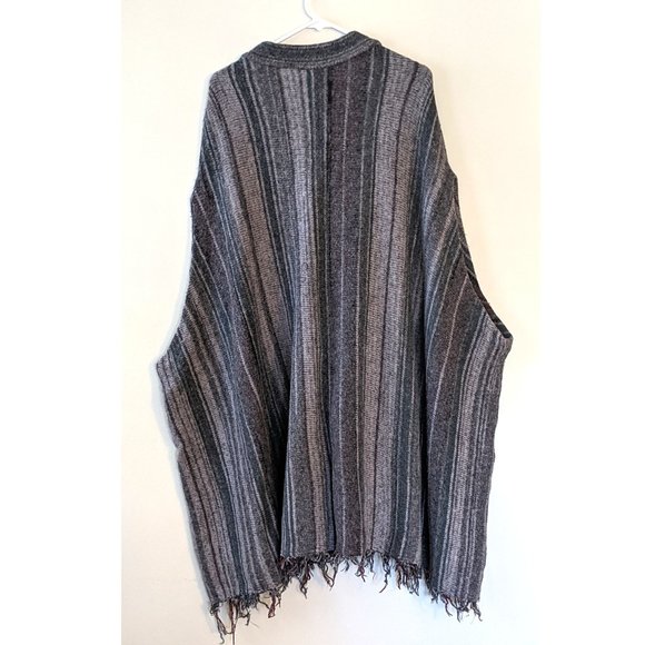 Free People  Striped Knit Poncho - Picture 2 of 11